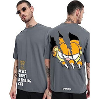 Bewakoof Men T-Shirt 1235339 Grey 60 M