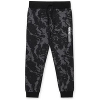 Alan Jones Clothing Boy's Patterned Cotton Joggers Track Pant (Black_15-16 Years)