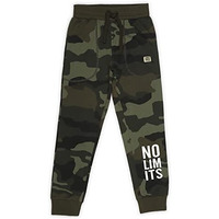 Alan Jones Clothing Boy's Camouflage Regular Track Pants Joggers (Bjog-P02-Dkgrn-7.8Yrs_Dark Green_7-8 Years)