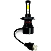 A2D 12V 3-Side Led H4 Hs1 Bike Headlight Bulb Replacement High-Low Beam-White For Bajaj Platina