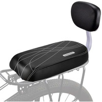 Proberos Universal Bicycle Pannier Rack Seat With Back Support Cushion For Road Bikes, Adult Bike Rear Rack With Screw Accessories