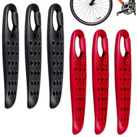 Proberos 6Pcs Roadside Bicycle Tyre Levers Tool For Inner Tube Tire, 4.3 Inches High Strength Plastic Bike Tire Tyre Lever Valve Core Tool Bicycle Repair Tool