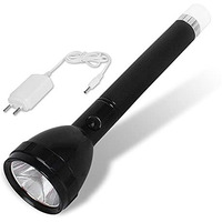 Pick Ur Needs Emergency Rechargeable 2 In 1 Long Range 50 Watt Led Torch With Back Light Dual Battery, 10000 Lumen