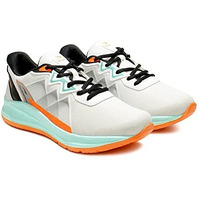Asian Men's White Orange First Walker Shoes - 9 Uk