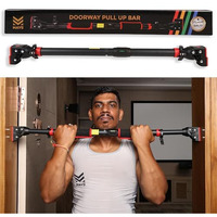Mavs Pull Up Bar For Home - 73-95 Cm Wall Mounted Without Screws Or Drilling. Gym Exercise Bar For Kids. Hanging Rod For Height Increase