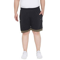 Bigbanana Men's Regular Fit Shorts (Foster,Black,7Xl)