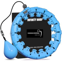 Infinity Hoop Smart Weighted Hula Hoop - Smart Hula Hoop Fit- Exercise Hoola Hoop Exercise Equipment- Adult Hula Hoops For Exercise- Hula Hoops For Women Weight Loss