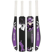 Bodyfit Cricket Bat, Power Drive Series,Anime-Themed Cricket Bat, Black Design, Full Size.