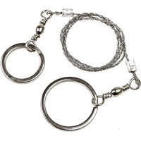 Linist Stainless Steel Wire Saw - Metal Cable Saw For Emergency Survival, Hand Pocket String Rope Saw For Wood, Pipe, Camping, Hiking