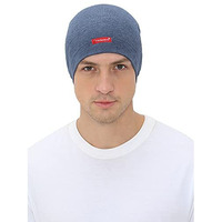 Fabseasons Unisex Cotton Cap (Wc48_Blue_Free Size)