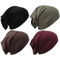 Paropkar Under Scarf Hijab Cap Bandana Head Wrap Solid Color Hijab Tube Unisex Stretch Dreadlocks Cap Neck Cover (Assorted Colour - 5)