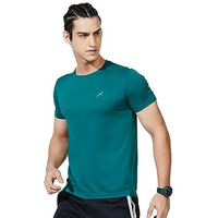 Amazon Brand - Symactive Men's Round Neck Sports T-Shirt (Aw17-Sysp-01C_X-Large_Viridian)