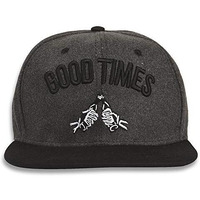 Drunken Cap For Men Women Unisex Topi Head Branded Good Time Boy's Girl's Hip Hop Caps Adjustable Strap Summer Sports Gym Dance Cotton Free Size Woolen Fashion Baseball Snapback (Dark Grey)