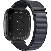 Xmuxi Compatible With Fitbit Sense 2/Fitbit Versa 4 Watch Strap Fitbit Sense/Fitbit Versa 3 Nylon Solo Loop Replacement Watch Band For Men Women (Watch Not Included) (#9)