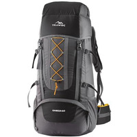 Trawoc Omega 60 Ltr Rucksack Bag For Men & Women Travel Bag Trekking Bag Hiking Backback, Black, 3 Year Warranty, Hk002