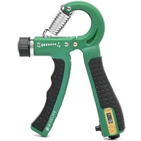 Wiselife Handgrip Strengthener With Counter For Men, Women & Kids | Hand Gripper Equipment For Gym & Home Workout | Adjustable Resistance Up To 60 Kg | Power Gripper For Finger, Forearm (Green)