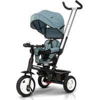 Baybee Mario 3 In 1 Baby Tricycle For Kids | Smart Tricycle With Parental Push Handle, 360 Rotatable Seat & Canopy | Kids Cycle Trikes | Baby Cycle For Kid 1.5 To 5 Years (Green)