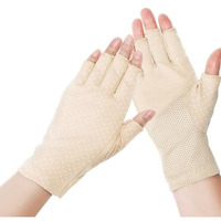 Sannidhi Fingerless Sun Gloves Half-Finger Driving Gloves Summer Riding Gloves For Women Cooling Sun Gloves Breathable Quick Dry Anti-Slip Summer Gloves For Driving, Outdoor Use, Riding