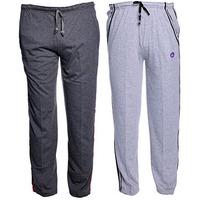 Vimal Jonney Multicolor Cotton Slim Trackpants For Men (Pack Of 2)-D1A_D5M_02-Xl