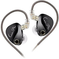 Kz Castor Pro In Ear Monitor, Dual 10Mm Dynamic Driver, Harman Target Improved Bass For Hi-Res Audio Quality, 4 Tuning Switch, Oxygen Free Copper Flat Cable, 0.78Mm 2Pin & 3.5Mm Plug Compatible