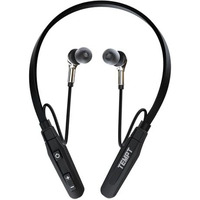 Tempt Groove Air Neckband, 35 Hours Playtime, Type C Fast Charging, Bt V5.2, 10Mm Drivers With Copper Rings, Crystal Clear Sound, Ipx5 Water & Sweat Resistant (Black)