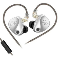 Concept Kart Kz Castor Iem With Mic Wired In Ear Monitors Earphone,10Mm Dual Magnetic + 8Mm Dynamic Driver In-Ear Earphone,Harman Target Version,4-Tuning Swtich,0.78Mm 2Pin,3.5Mm Detachable Cable.