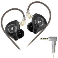 Concept Kart Kz Edx Pro X Wired Iem Earphone, 10Mm Super-Linear Dynamic Driver In-Ear Monitor, Detachable Cable Design, Professional-Grade Oxygen-Free Copper Cable. (Black)