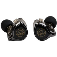 Concept Kart Audiocular Lex Iem In-Ear Monitor Earphones With 10Mm Titanium-Coated Diaphragm, Cnc Aluminum Faceplate, Silver-Plated Cable, Inline Mic Control, Ergonomic Design (3.5Mm- Mic)