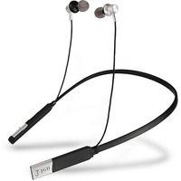 Jgd Boom Z1 Bluetooth 5.0 Neckband With Up To 25 Hours Playtime And Hi-Fi Stereo Sound In Ear Neckband, Magnetic Earpiece,Voice Assistant With Mic (Matte Black)