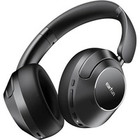 Earfun Wave Pro Active Noise Canceling Headphones, Wireless Over Ear Bluetooth Headphones, Ldac Hi-Res Sound, 5 Mics Ai Clear Call, 80H Playtime, Multipoint Connection, Custom Eq, Silver Black