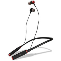 Jgd Boom J2 Bluetooth 5.0 Neckband With Up To 25 Hours Playtime And Hi-Fi Stereo Sound In Ear Neckband, Magnetic Earpiece,Voice Assistant With Mic (Red)
