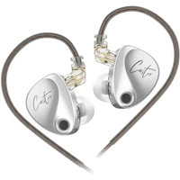 Kz Castor Wired Iem In-Ear Headphones With Mic |Dual Dynamic Driver In Ear Monitor, 4 Tuning Switches Iem,2Pin Detachable Cable (Harman Target With Mic)