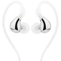 Blon Bl03 Ii Iem With Mic, 10Mm Carbon Diaphragm Dynamic Driver For Hi-Res Audio, Silver Plated Oxygen-Free Copper Cable, Wired Hifi Iem With 2Pins Detachable Cable Wired Earphone