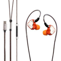 Concept Kart 7Hz Salnotes Zero In Ear Monitor Wired Earphone With Mic,10Mm Dynamic Driver,Metal Composite Diaphragm,Noise Isolation,Iem With Detachable Oxygen Free Cable Type C Jack