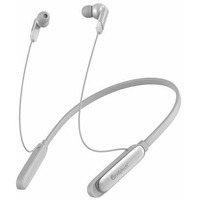 Candytech Nasa Bluetooth Neckband With Mic 13Mm Sound Driver, 75 Hrs Playtime, Type C Fast Charging, Deep Bass, Magnectic Buds & Ipx4 (Silver)