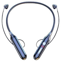 Ifast Digital Display Bluetooth 5.0 Wireless Neckband Earphone| Hi Fi Stereo Sound | Up To 100 Hours Music Playtime |Ipx7 Waterproof | Magnetic Earbuds, Noise Cancellation