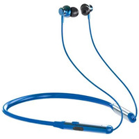 Ifast Bluetooth 5.3 Wireless Neckband Earphone With Mic | Hd Call Stereo Bass | Up To 30 Hours Music Playtime |Magnetic Earbuds, Noise Cancellation, Game And Music Dual Mode [Silver Blue]