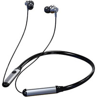 Ifast Bluetooth 5.3 Wireless Neckband Earphone With Mic | Hd Call Stereo Bass | Up To 30 Hours Music Playtime |Magnetic Earbuds, Noise Cancellation, Game And Music Dual Mode [Black]
