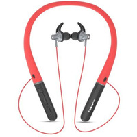 Tempt Spirit Bluetooth Neckband, Gaming Mode, Enhanced Bass With 14.2Mm Driver, Ipx4, Massive 30 Hours Playback, Voice Assistant, Bluetooth Wireless In-Ear Earphones With Mic (Spirit Red)