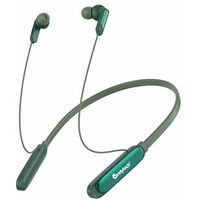 Candytech Nasa Bluetooth Neckband With Mic 13Mm Sound Driver, 75 Hrs Playtime, Type C Fast Charging, Deep Bass, Magnectic Buds & Ipx4 (Green)