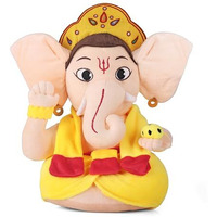 Arbo Aurbo Mantra Chanting Baby Lord Ganesha | Cute Musical Plush Toy | Gift For Boys, Girls, Infants, Toddlers, Babies - Kids Educational Learning (Medium, 35 Cm)