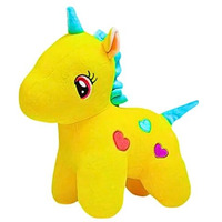 Audbot 25Cm Yellow Unicorn Soft Toys For Baby Kids Girls | Plushie Animal Toys For Babies | Toys For Kids | Best Gift For Unisex Adults, Kids & Loved Once