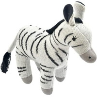 Nesta Toys - Zebra Animal Soft Toy | Snuggly Knitted Cotton Plush Toy For Babies, Toddlers And Kids | Animal Doll For Kids