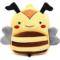 Blue Tree Kid's School Bagpack 3-5 Years 11 Litres Cartoons Soft Toy Bag Gift For Kids (Bee)