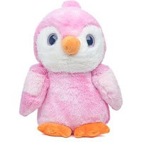 Mirada Plush Stuffed Animal 28Cm Glitter Eye Parrot - Tie Dye Pink