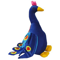 Funblast Peacock Soft Toy 36 Cm Soft Toys For Babies Soft Washable Plush Birds Toys For Kids, Stuffed Peacock Toy