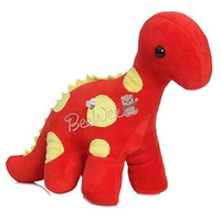 Beewee - Soft Toy Dinosaur Plush Stuffed Animal (Red)
