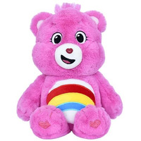 Mirada Care Bears Cheer Bear - Pink Plushie Perfect Stuffed Animal, Birthday Gift, Super Soft And Cuddly  Good For Girls And Boys, Collectors - 35Cm