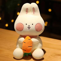 Y U Collection Cute Duck Plush Toy With Smiley T-Shirt, 25 Cm, Yellow And White, Soft Stuffed Animal (Carrot Bunny 30Cm)