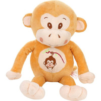 Dearjoy Monkey Plush Toy And Soft Toy (Light Brown, 30 Cm)